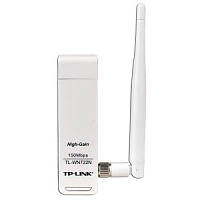 Беспроводной Wi-Fi адаптер TP-LINK TL-WN722N Wi-Fi 802.11n USB 150Mbps