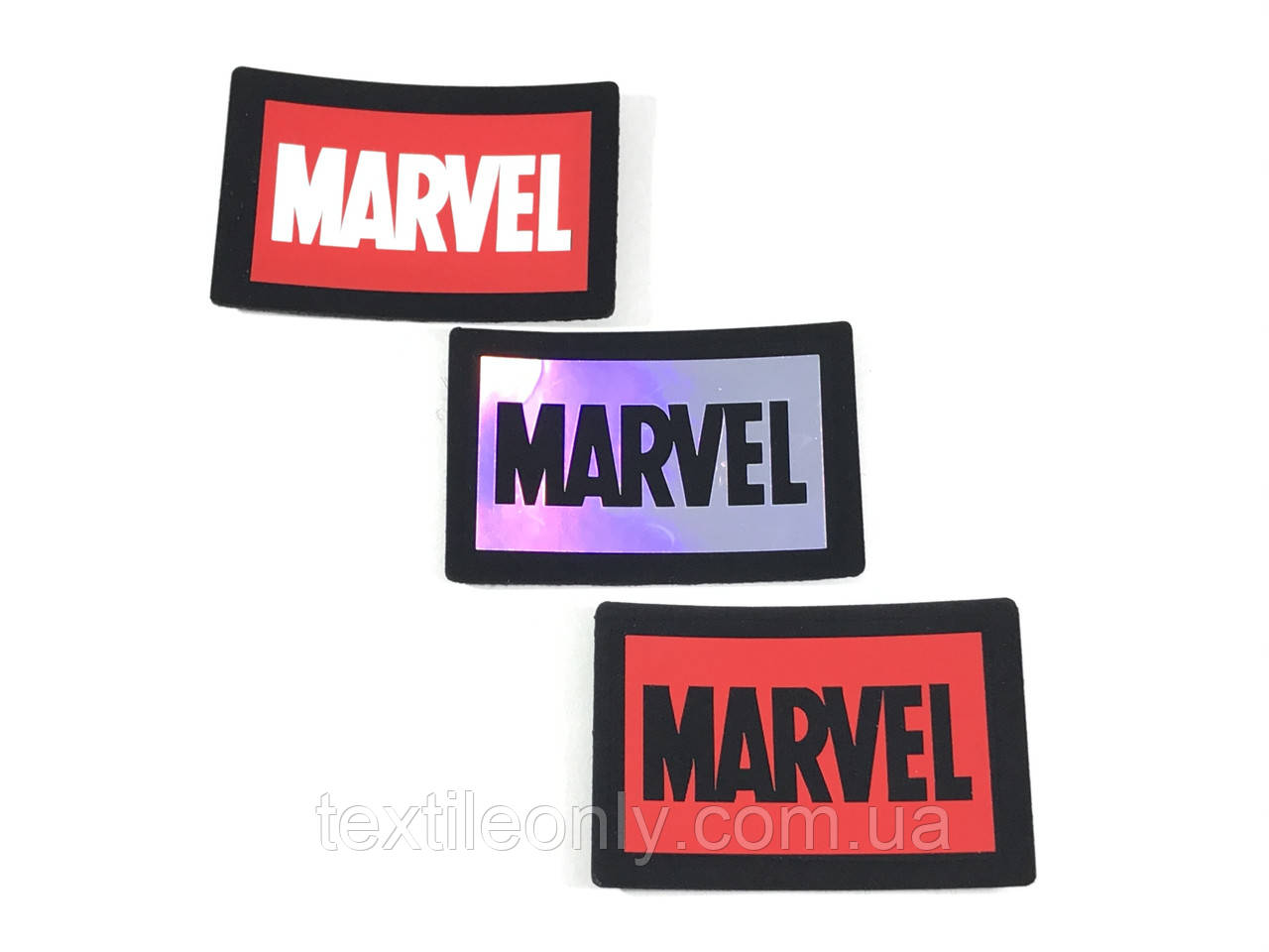 Нашивка Marvel/ Марвел різні види 60х40 мм