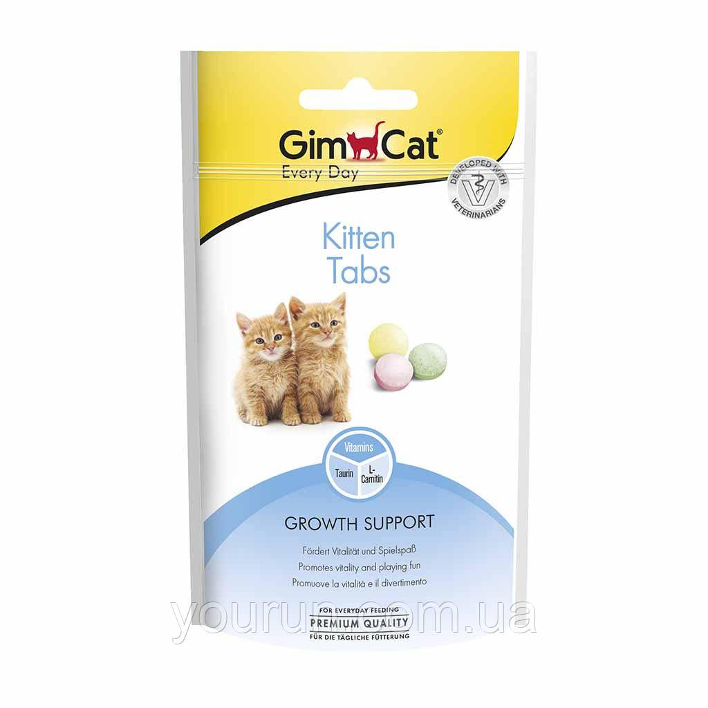 Gimcat (Джимкет) Every Day Kitten Tabs Вітаміни для кошенят, 40 гр, фото 1