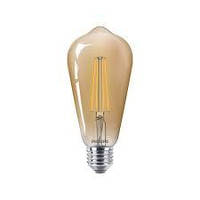 Лампа світлодіодна Philips LEDBulb DIM 8-50W ST64 E27 822 GOLD