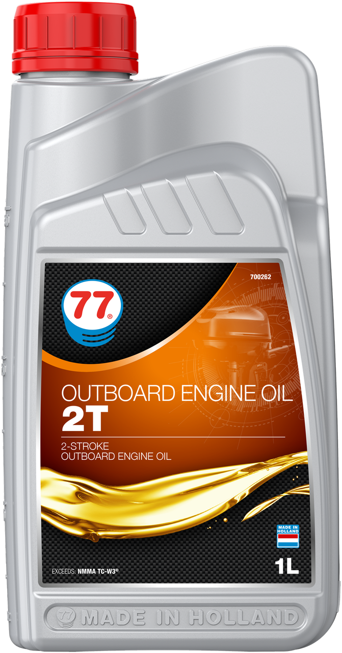 77 OUTBOARD ENGINE OIL 2T (кан. 1л) для високопотужних навісних човнових двигунів
