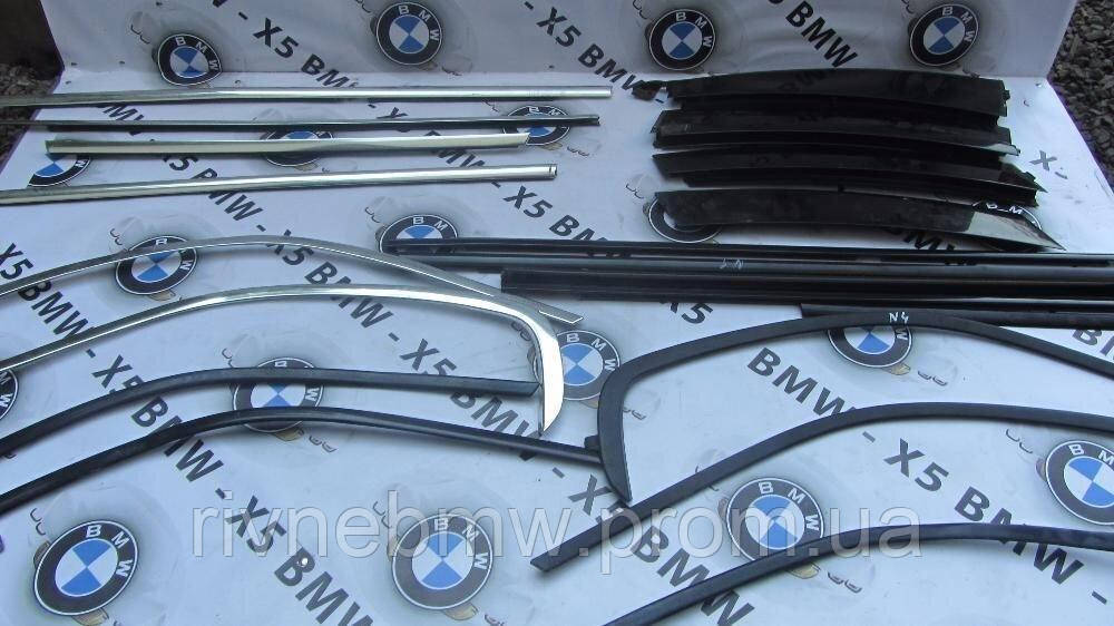 Молдинг молдинги двери BMW X5 E53 Черный лак БМВ Х5 е53, цена 731.37 ...