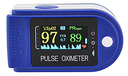 Пульсоксиметр Pulse Oximeter JZK LYG90 пульсометр електронний на палець оксиметром