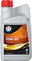 77 MOTORCYCLE OIL 4T 15W-50 напівсинтетична олива