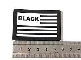 Нашивка Black прапор 60х40 мм, фото 3