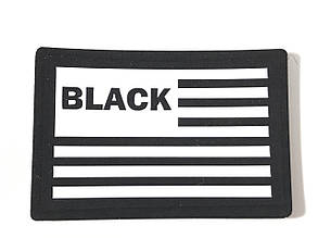 Нашивка Black прапор 60х40 мм, фото 1