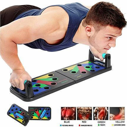Спортивна дошка тренажер Push Up Rack Board jt-006 з різними схопленнями, фото 1