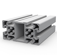 Алюминиевый станочный профиль 100 х 50 мм, (без покрытия / анодированный)