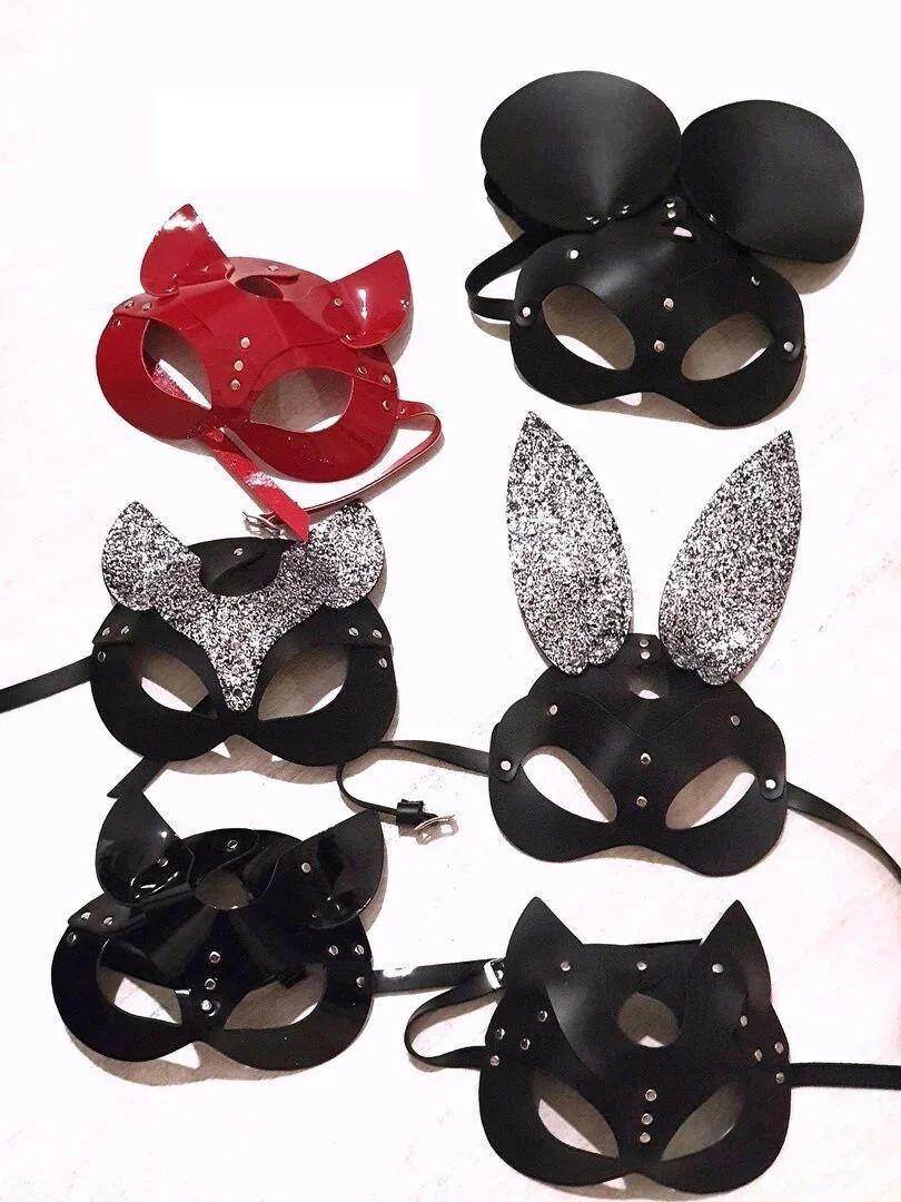 Стильна карнавальна маска на новий рік, фото 1