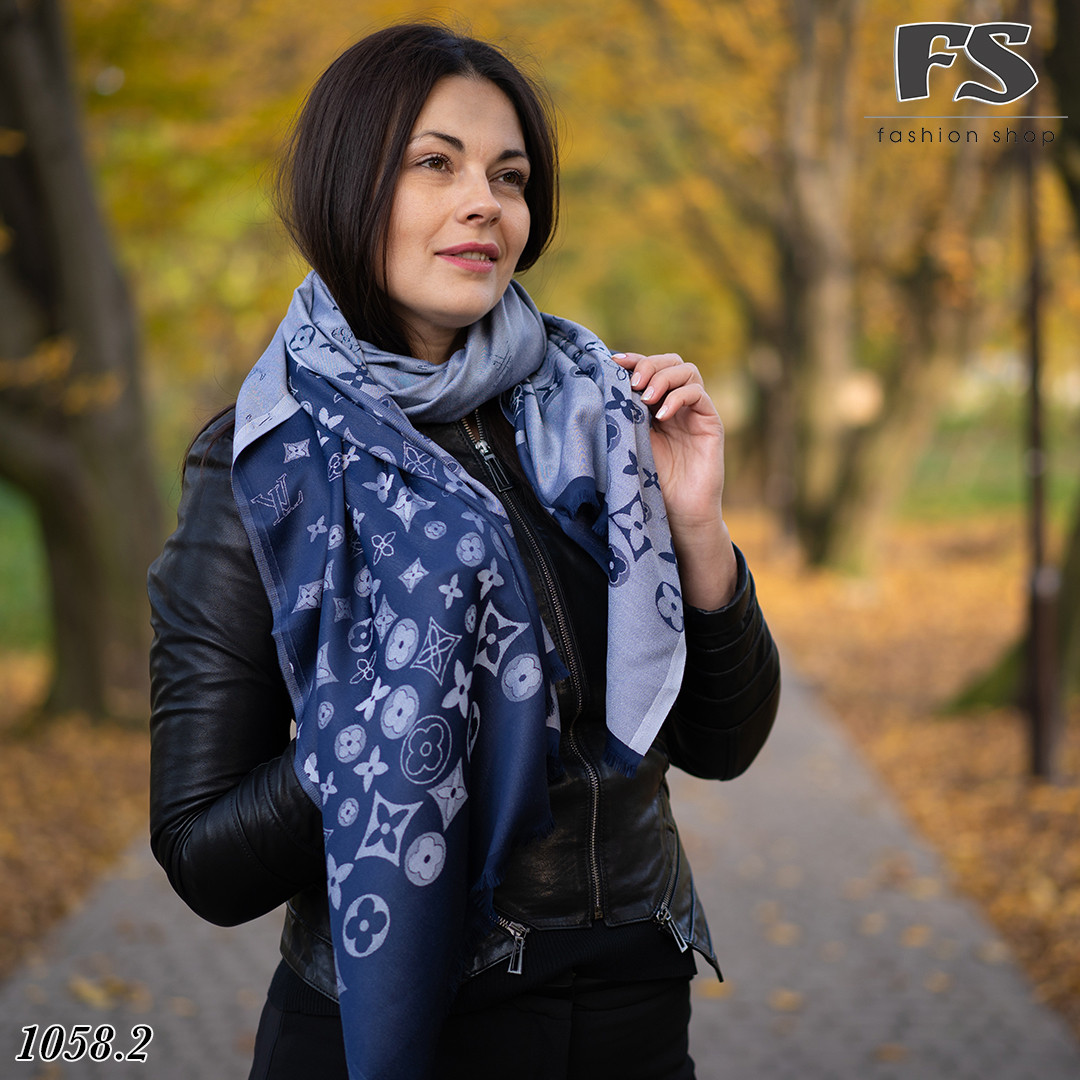 Стильний якісний шарф Louis Vuitton (репліка)