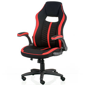 Геймерське крісло Prime Special4You чорно-червоне для гри за комп'ютером