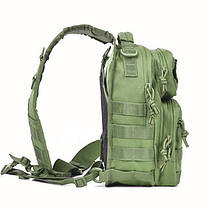 Сумка тактическая через плечо HLV D14 800D Olive, фото 4