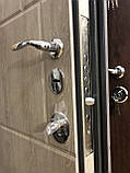 Двері вхідні металеві Булат Олімп 850*2050/950*2050 166 Дуб шале графіт/дуб шале седої, фото 8