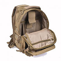 Сумка тактична через плече HLV D14 800D Beige, фото 5