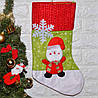 Новорічний носок для подарунків Великий 43 см, фото 2