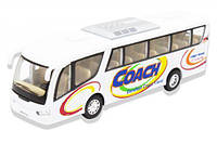 Инерционный автобус "Coach" (белый) KS7101W [met113831-TSI]