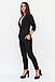Вишуканий жіночий костюм Melage, чорний, фото 5