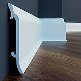 Плінтус ударостійкий Cezar з дюрополімеру LPC-16 заввишки 83 мм. Польща, фото 5