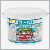 Акриловая эмаль Weisslack Feidal 2.5л (бесцветная, шелковисто-глянцевая)