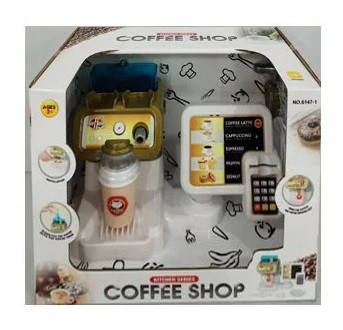 Магазин: кава-машина,касовий апарат,термінал,звук.,в кор-ці,31х24х18см №6147-1(12)