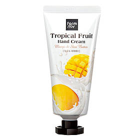 Зволожуючий крем для рук з манго і маслом ши FarmStay Tropical Fruit Hand Cream Mango & Shea Butter 50 мл