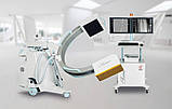 Мобільний рентгенівський апарат з рамою C-типу і детектором з плоскою панеллю GMM Symbol FP S Cardiovascular, фото 4