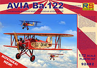 Пластикова модель 1/72 RS models 92082 Чехословацкий літак Avia Ba.122