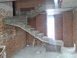 Бетонні, монолітні, залізобетонні сходи , фото 2