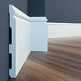 Плінтус високий ударостійкий LPC-33 Cezar з дюрополімер висотою 179 мм, 2,44 м. Польща, фото 4