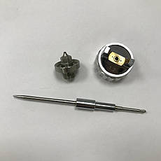 Змінний комплект форсунки для краскопультів H-921-MINI, діаметр 1,2 мм AUARITA NS-H-921-MINI-1.2, фото 3