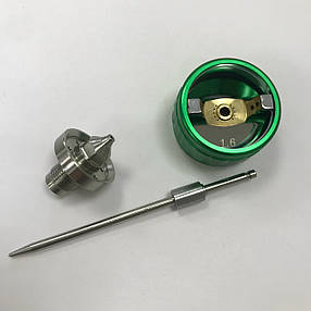 Форсунка змінна 1,6 мм для краскопультів PT-29B AUARITA NS-PT-29B-1.6, фото 2