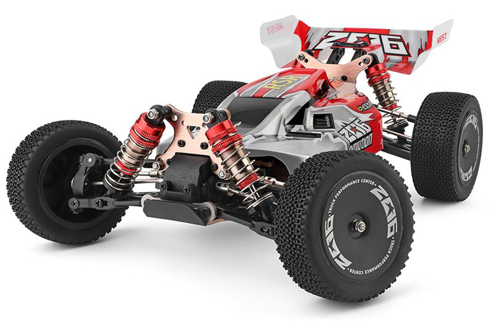 Машинка на радіоуправлінні 1:14 баггі WL Toys 144001 4WD (червоний)