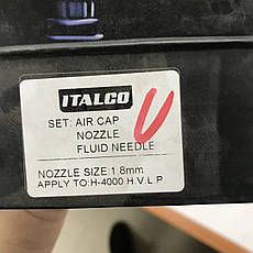 Змінне Сопло для фарбопульта H-4004, діаметр 1,8 мм ITALCO NS-H-4004-1.8, фото 3