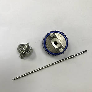 Змінний комплект форсунки 1,3 мм для краскопультів Shine LVMP ITALCO NS-Shine-1.3 LM, фото 2