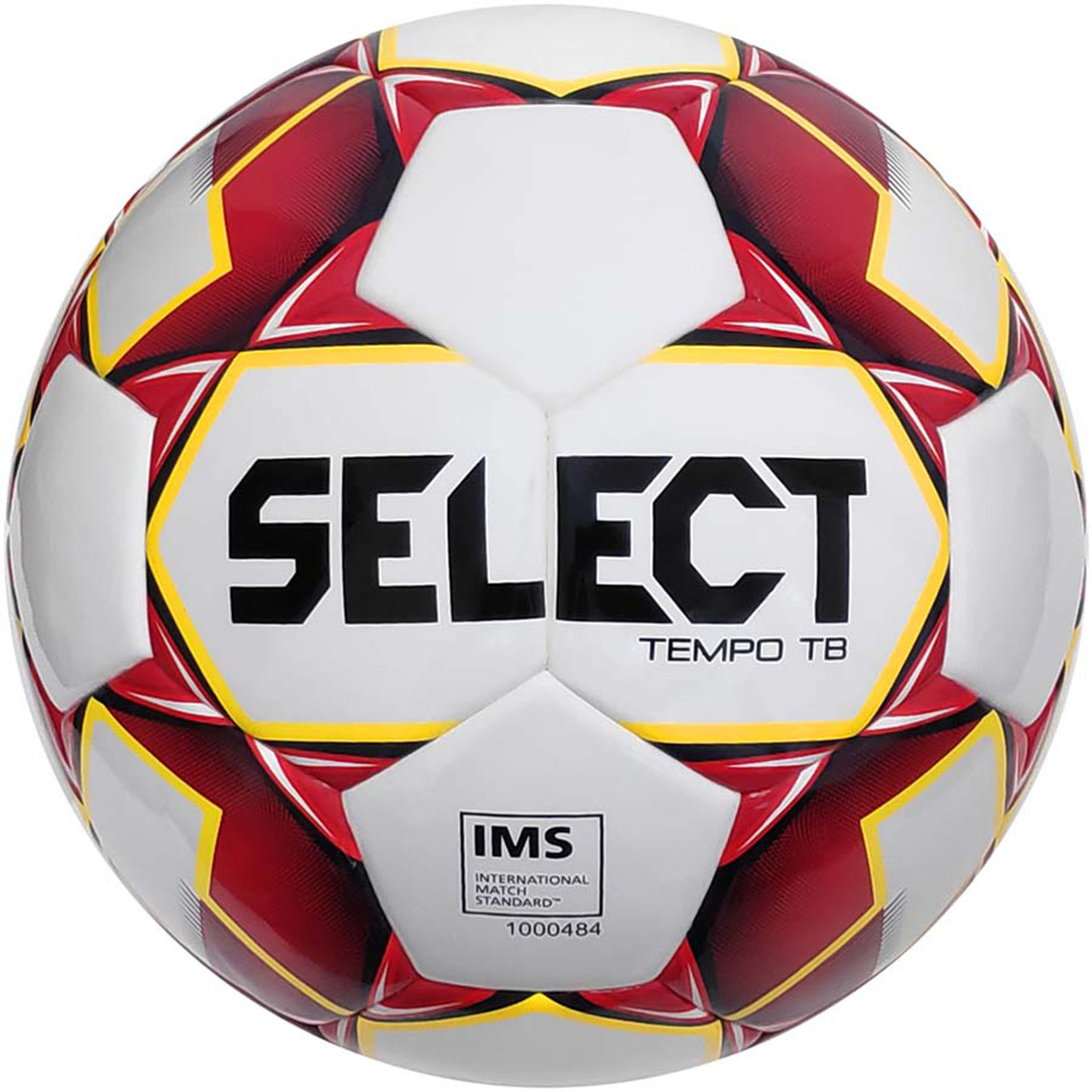 М'яч футбольний No5 SELECT TEMPO NEW (білий-червоний) 4