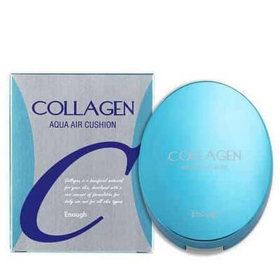 Кушон із колагеном Enough Collagen Aqua Air Cushion No 13 світлий бежевий