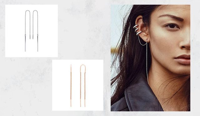 Серьги-протяжки - фото № 1