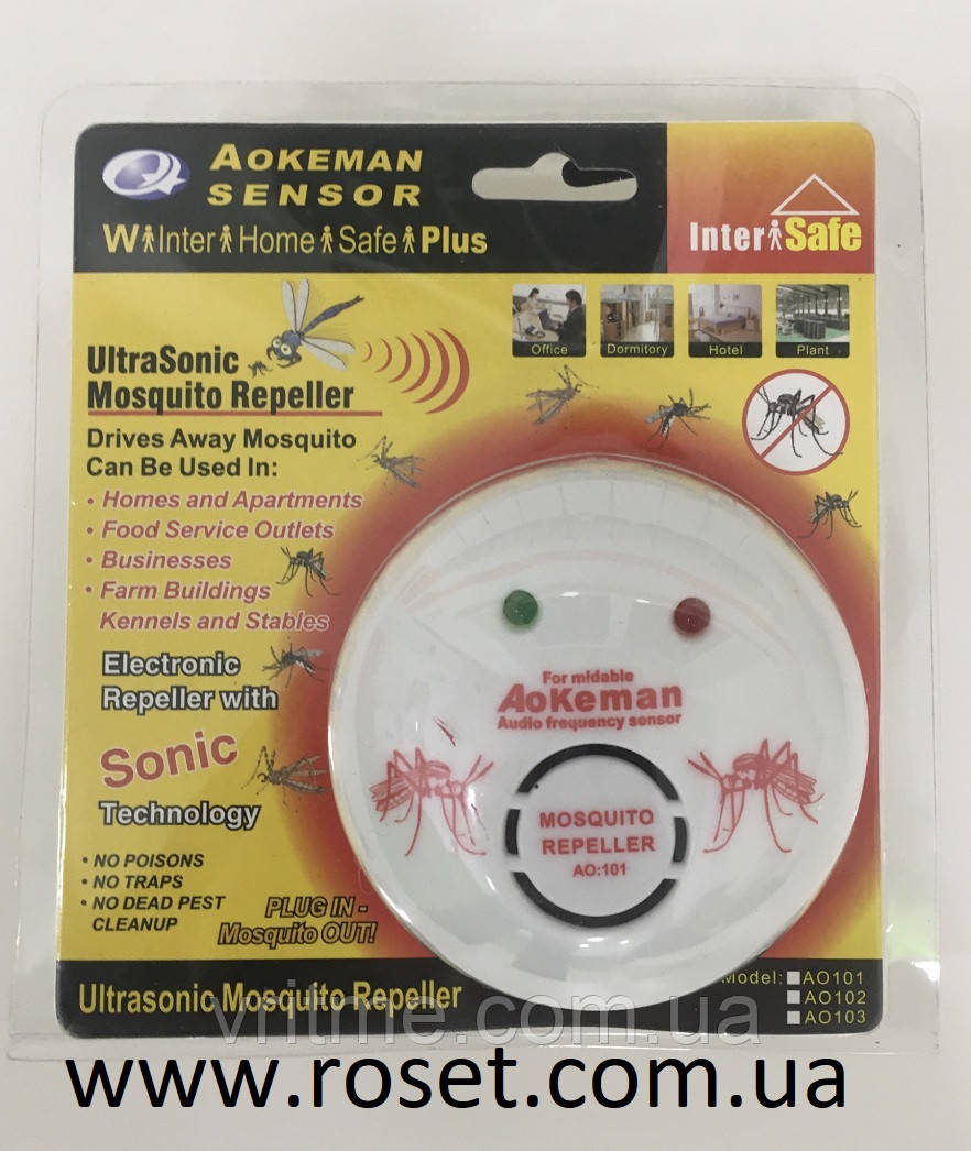 Ультразвуковой отпугиватель комаров Aokeman Mocquito Repeller AO-101  (ID#1287480493), цена: 150 ?, купить на Prom.ua