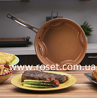 Стальная cковорода для жарки без масла Steel Air Fry Pan , 28 см