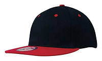 Кепка бейсболка Snapback черно-красная Headwear proffesional - Black Red 4106