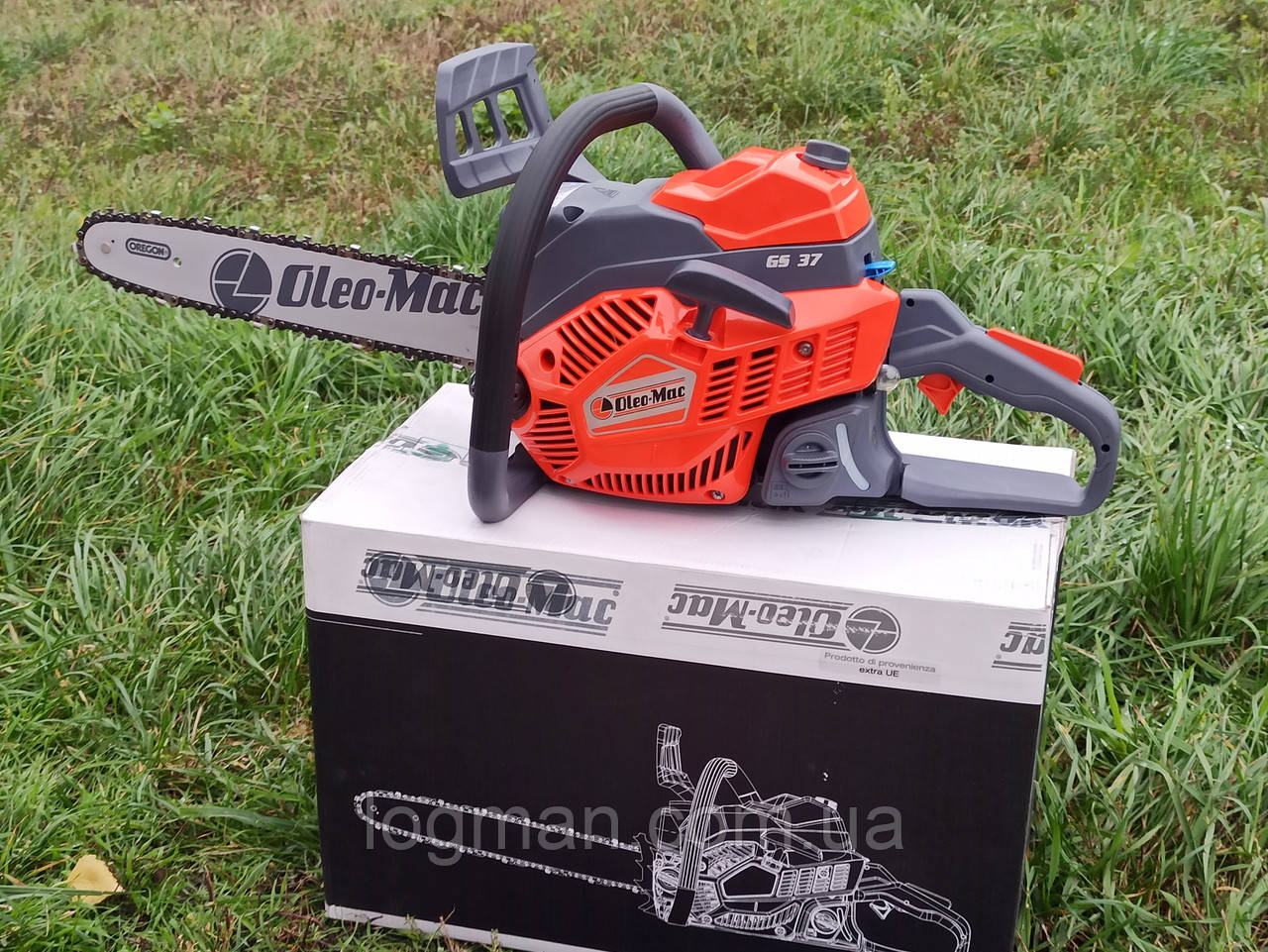 Бензопила Oleo-Mac GS 371 (Італія)Мотопила Олео-Мак 50189101E1T, фото 1