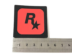 Нашивка Rockstar/ Рокстар 50х50 мм, фото 3