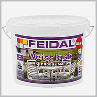 Акриловая эмаль Weisslack Feidal 1л (глянцевая)