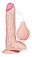 Фалоїмітатор із насінням Squirt Extreme Dildo Flesh 10", 25,5х4,8 см., фото 2
