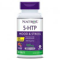 Антистесс, улучшение работы мозга Natrol 5-HTP 100mg - 30 капс