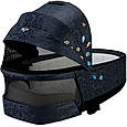 Коляска Cybex Priam 4.0 шасі Matt Black + люлька Jewels of Nature, фото 5