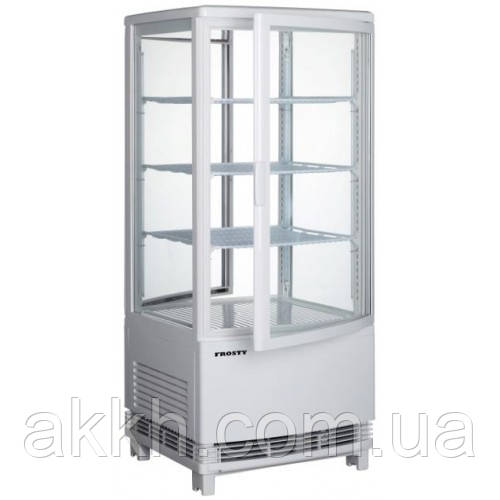 Картинка как выглядит Витрина настольная Frosty FL-78R белый Фото Витрина настольная Frosty FL-78R белый