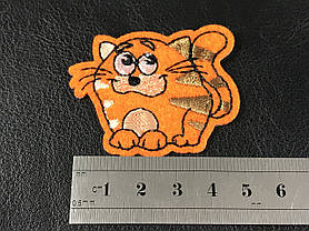 Нашивка Котик рудий 55х45 мм, фото 3