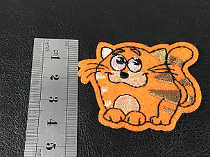 Нашивка Котик рудий 55х45 мм, фото 2