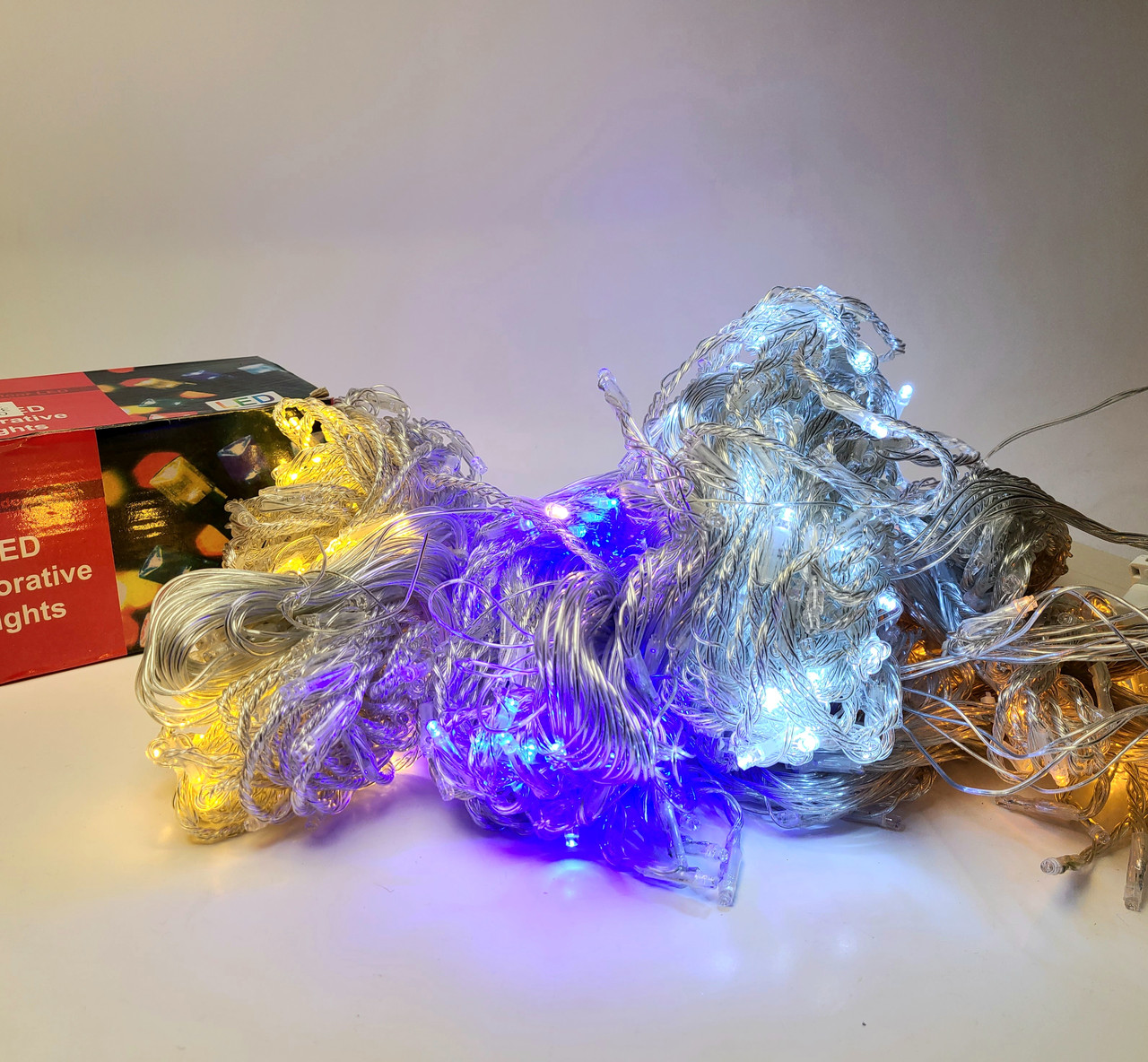 Гірлянда Led Прозорий кабель 25 м 500 л